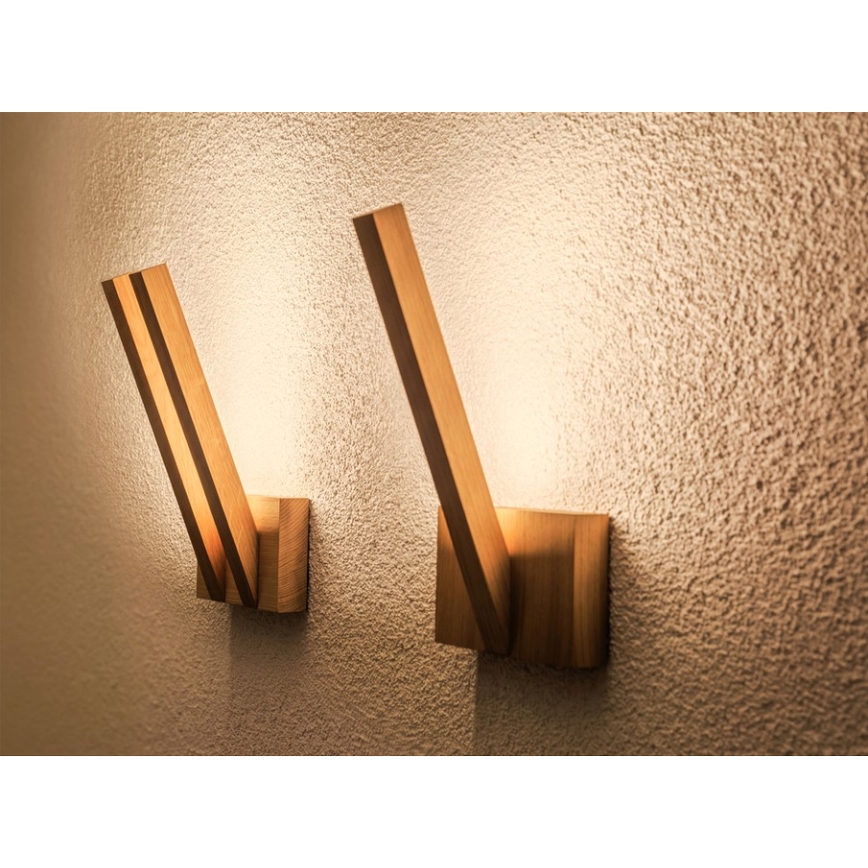 Aplique LED LINUS LED/3W/230V roble