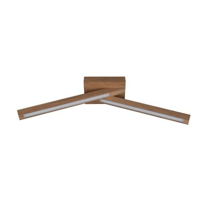 Lámpara de techo LED LINUS 2xLED/4,5W/230V roble mate