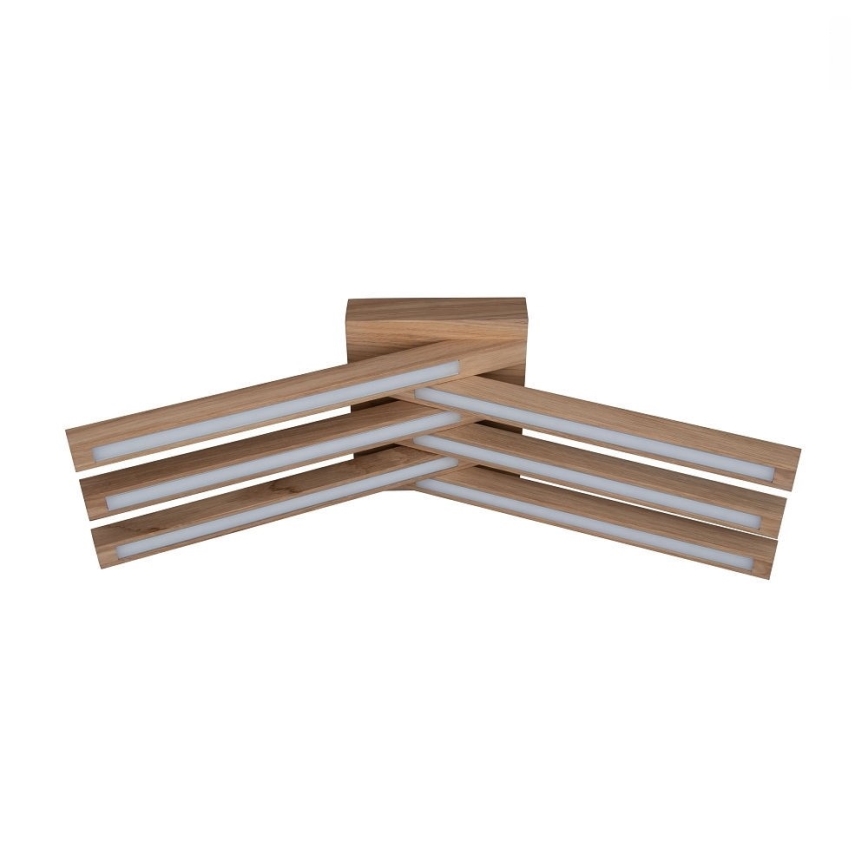 Lámpara de techo LED LINUS 6xLED/4,5W/230V roble mate