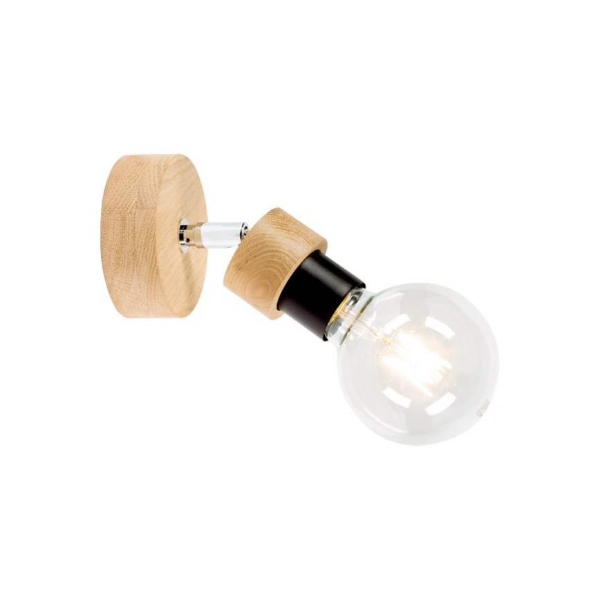 Foco de pared MARJOLAINE 1xE27/25W/230V roble