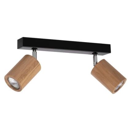 Foco LED de techo MATTI 2xGU10/5W/230V roble