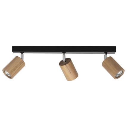 Foco LED de techo MATTI 3xGU10/5W/230V roble