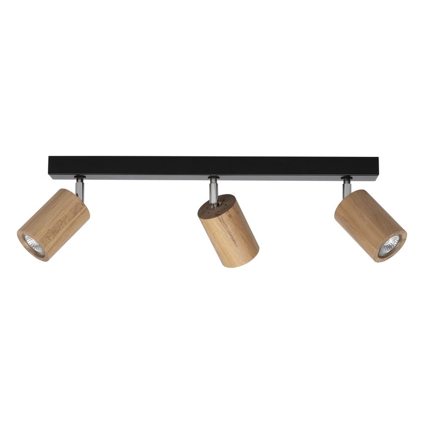 Foco LED de techo MATTI 3xGU10/5W/230V roble