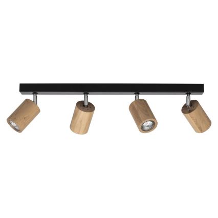 Foco LED de techo MATTI 4xGU10/5W/230V roble