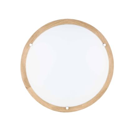 Lámpara de techo FRIDA 2xE27/40W/230V roble