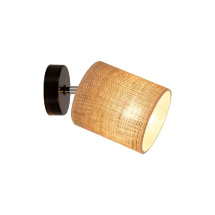 Aplique de pared con foco JUTE 1xE27/25W/230V
