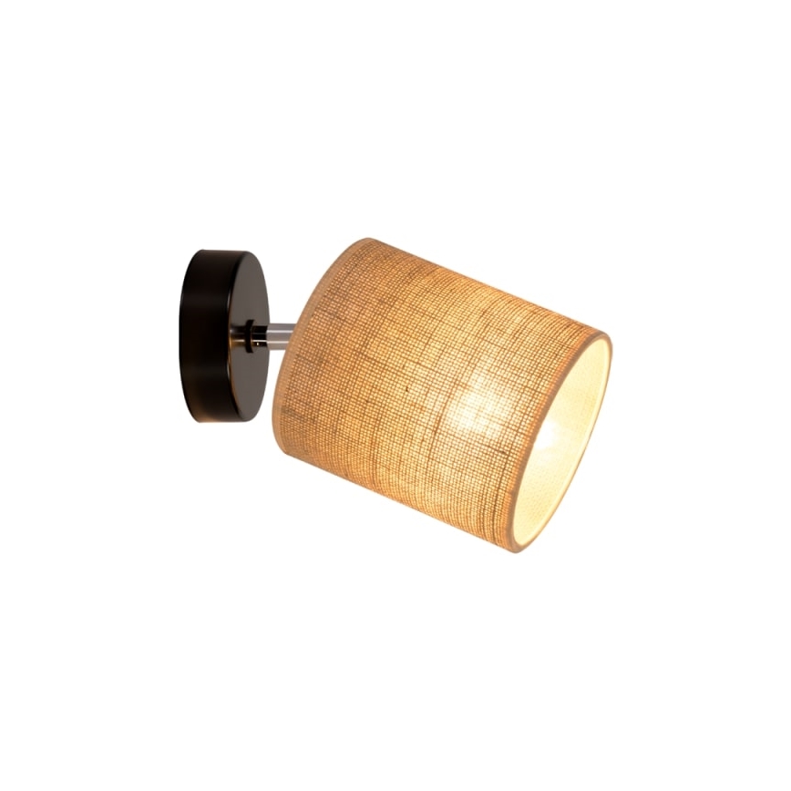 Aplique de pared con foco JUTE 1xE27/25W/230V