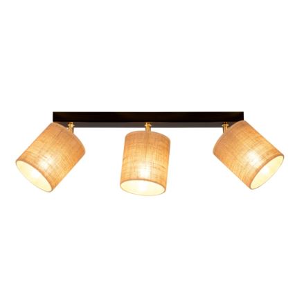 Lámpara de techo empotrable JUTE 3xE27/25W/230V
