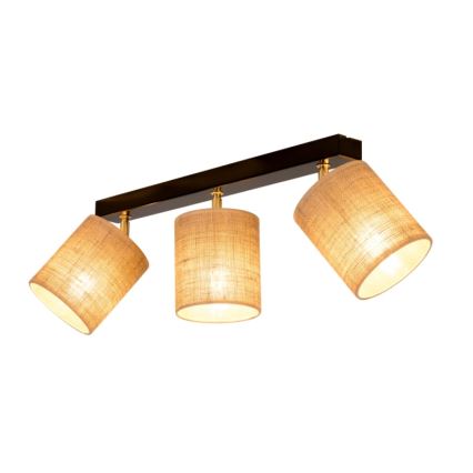 Lámpara de techo empotrable JUTE 3xE27/25W/230V