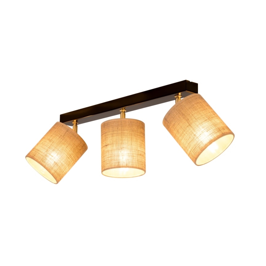 Lámpara de techo empotrable JUTE 3xE27/25W/230V