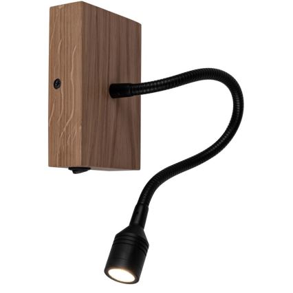 Aplique de pared LED LECTOR LED/2,5W/230V, acabado roble