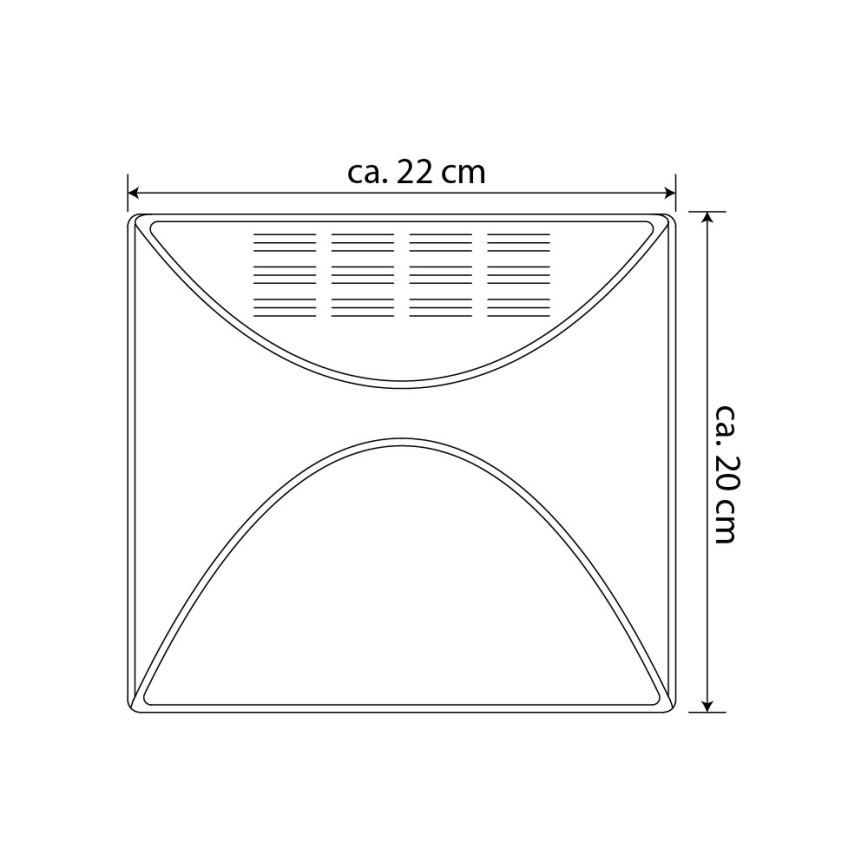 Número de casa LED solar LED/3x0,1W/2,4V 1200 mAh IP44