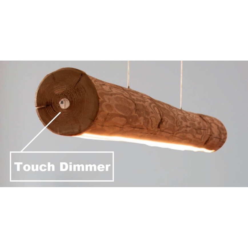 Lámpara colgante LED regulable con cable LUCAS LED/25,5W/230V pino