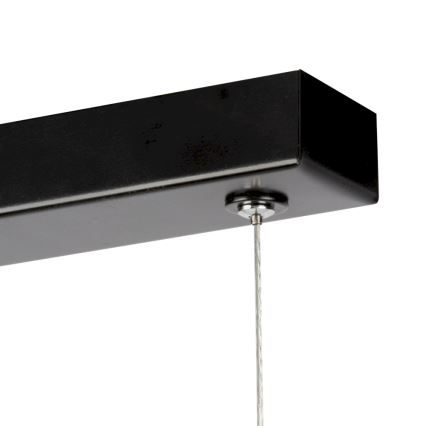 Lámpara de araña LED regulable LUCAS LED/25,5W/230V pino