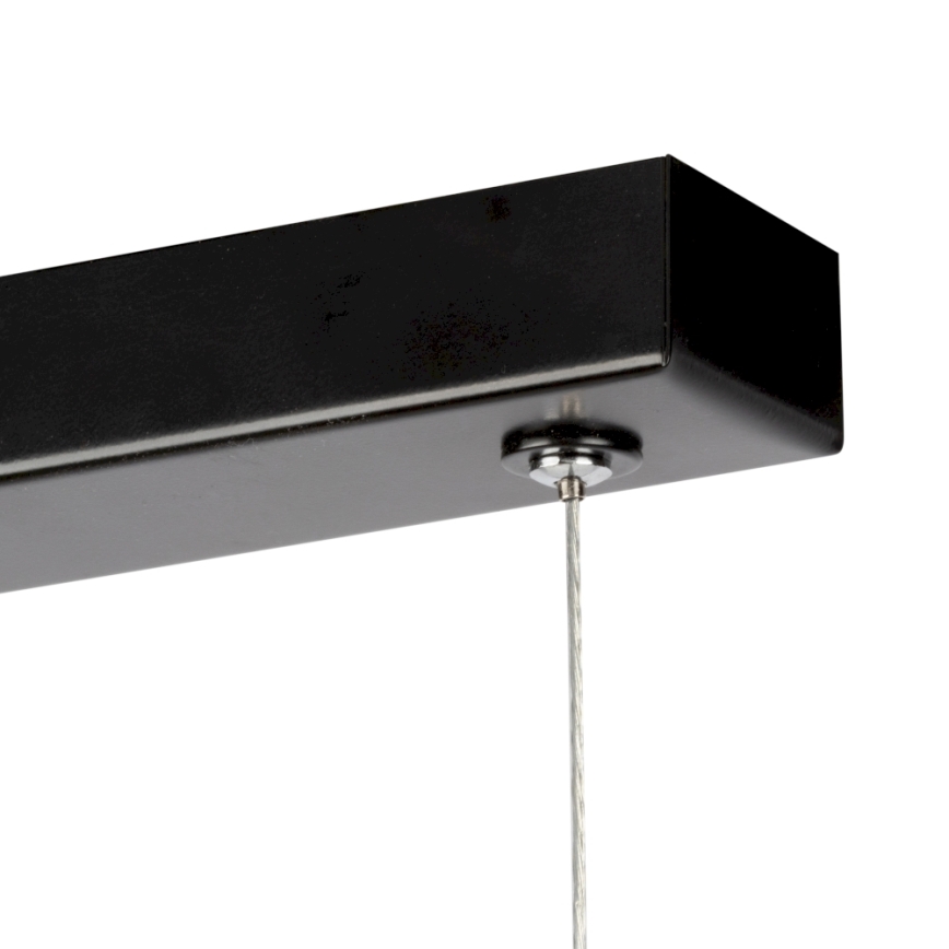 Lámpara de araña LED regulable LUCAS LED/25,5W/230V pino