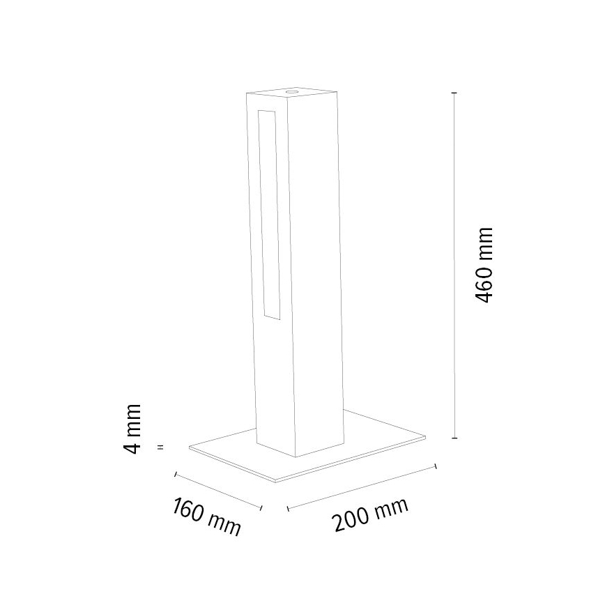 Lámpara de mesa LED regulable LEON LED/9W/230V roble