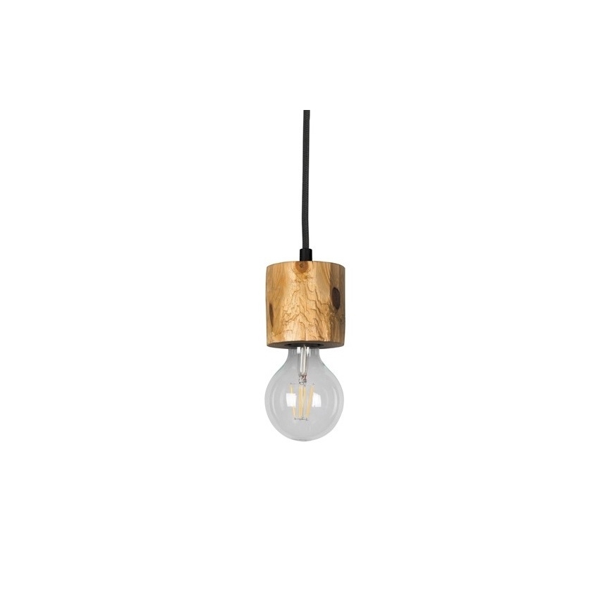 Lámpara colgante con cable PINO 1xE27/60W/230V pino