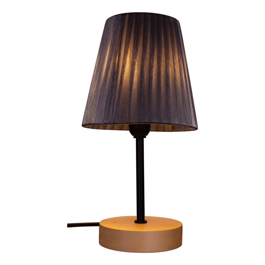Lámpara de mesa MILA 1xE14/25W/230V abedul