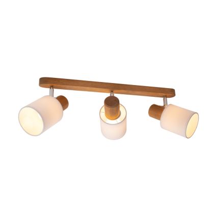 Foco de techo TRENDY 3xE27/15W/230V pino