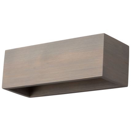 Aplique de pared KENZO 2xG9/6W/230V, acabado en pino