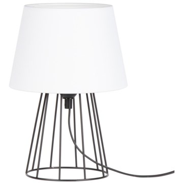 Spot-Light - Lámpara de mesa MANGOO 1xE27/40W/230V blanca/negra