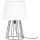 Spot-Light - Lámpara de mesa MANGOO 1xE27/40W/230V blanco/negro - Certificado FSC