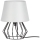 Spot-Light - Lámpara de mesa MANGOO 1xE27/40W/230V gris/negro - Certificado FSC