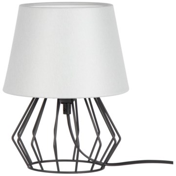 Spot-Light - Lámpara de mesa MANGOO 1xE27/40W/230V gris/negro