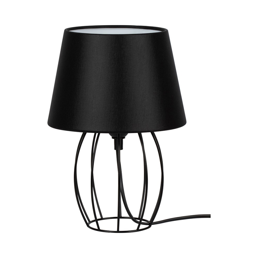 Spot-Light - Lámpara de mesa MANGOO 1xE27/40W/230V negra