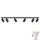 Spotlight de baño regulable LED RGBW TURYN 6xGU10/6,5W/230V 2700-6500K Wi-Fi IP44 negro