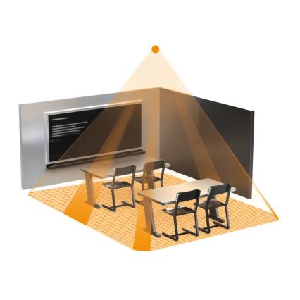 Steinel 000356 - Detector de presencia IR Quattro 8m COM2 blanco