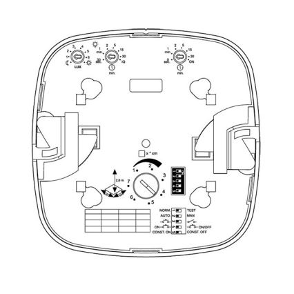 Steinel 002756 - Detector de presencia IR Quattro HD 24m DALI-2 APC blanco