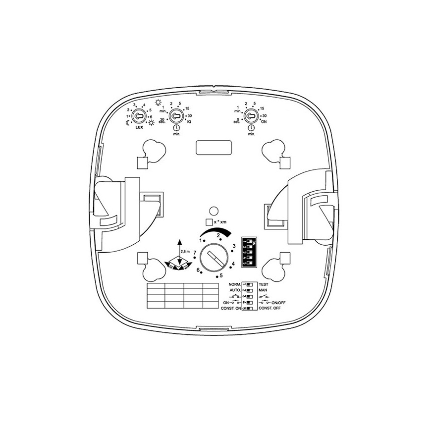 Steinel 002756 - Detector de presencia IR Quattro HD 24m DALI-2 APC blanco