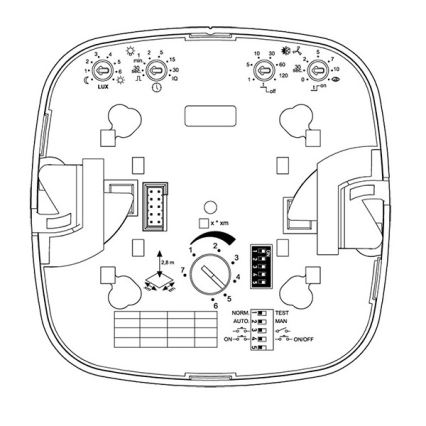 Steinel 002770 - Detector de presencia IR Quattro HD 24m COM2 blanco