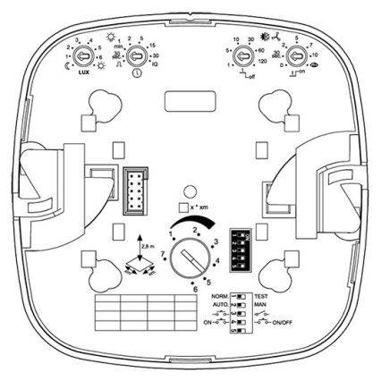 Steinel 002848 - Detector de presencia HF 360 COM2 blanco