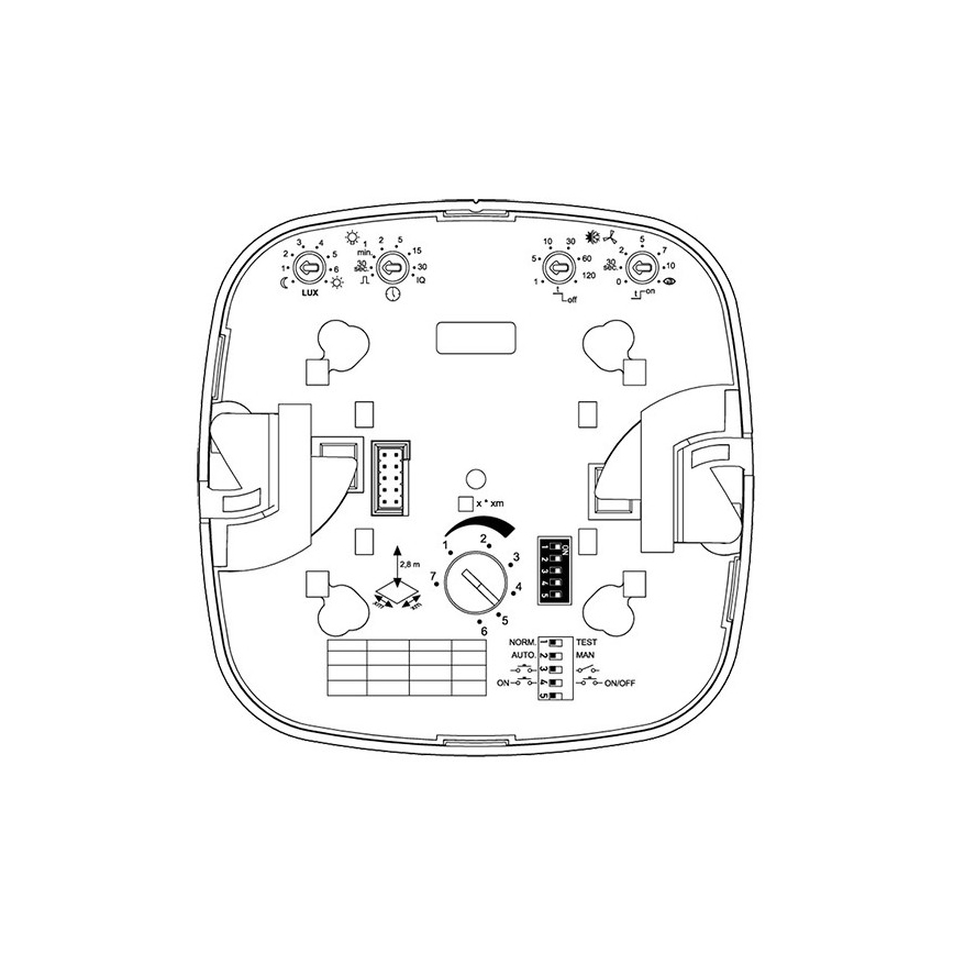 Steinel 002848 - Detector de presencia HF 360 COM2 blanco