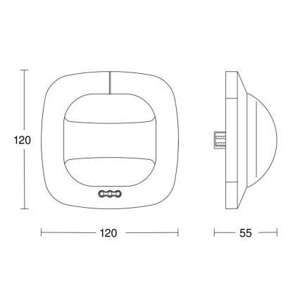 Steinel 003005 - Detector de presencia Dual HF DALI-2 APC blanco