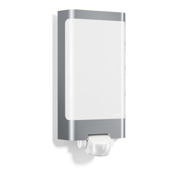STEINEL 010461 - Lámpara LED exterior con sensor L240LED LED/7,5W acero inoxidable IP44
