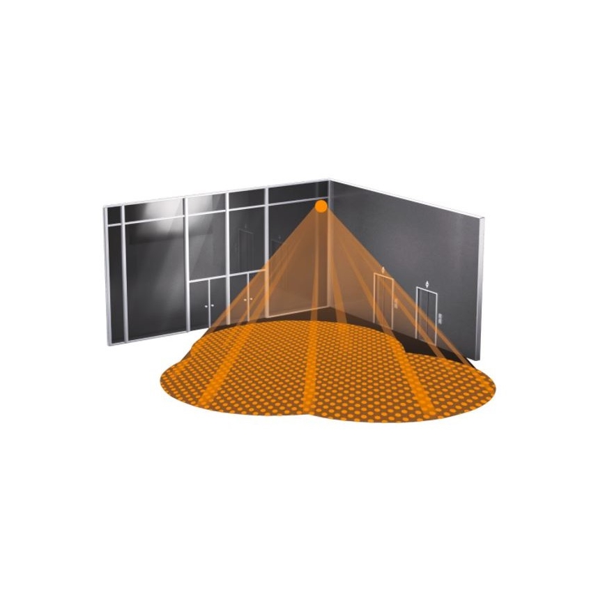STEINEL 010515 - Sensor de movimiento exterior IS 3360 blanco IP54
