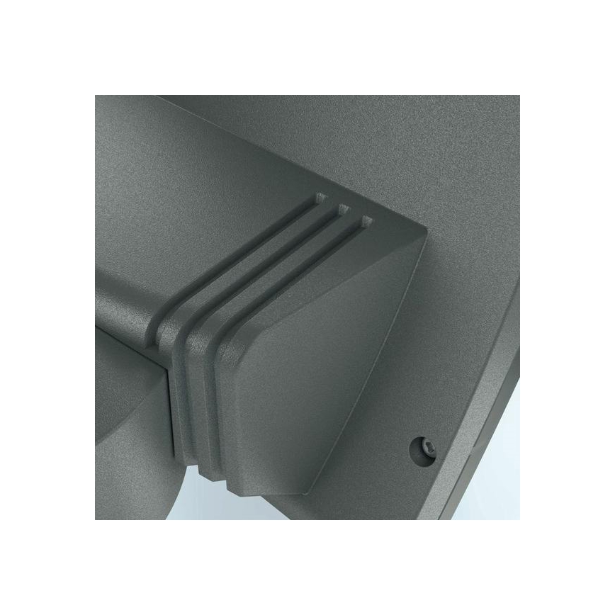 Steinel 012076 - Aplique exterior con sensor XLED curved LED/10,5W/230V