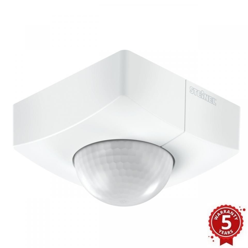 STEINEL 033569 - Sensor de movimiento exterior IS 3360 MX Highbay blanco IP54