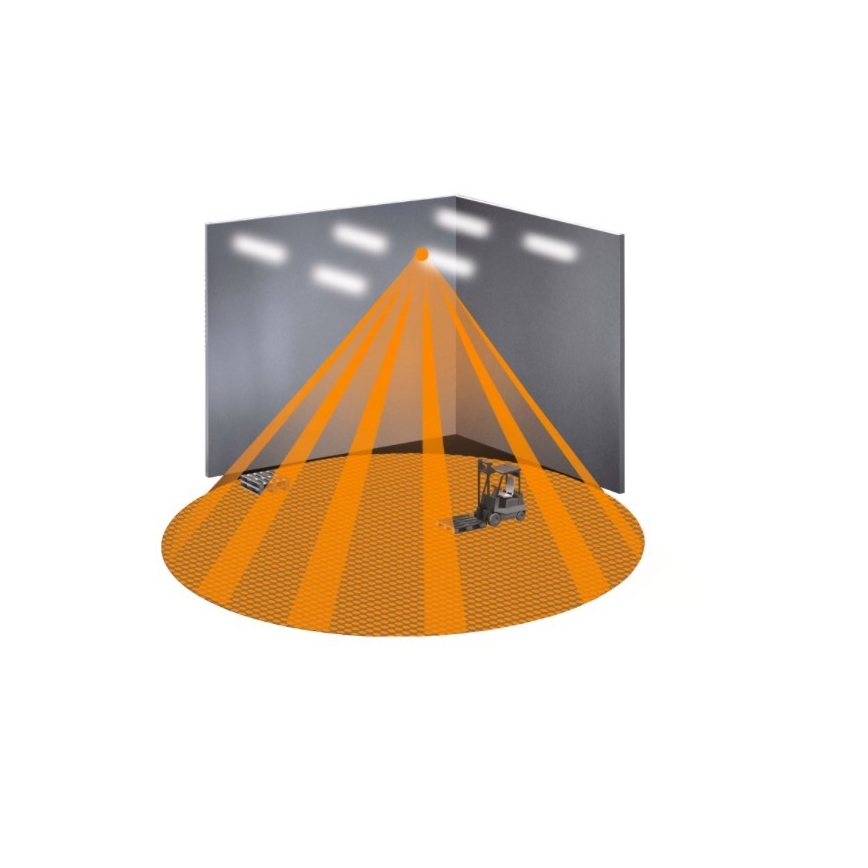 STEINEL 033569 - Sensor de movimiento exterior IS 3360 MX Highbay blanco IP54