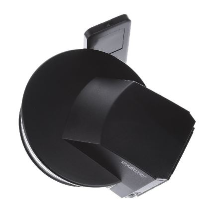 STEINEL 034979 - Sensor de movimiento para exterior SenslQ S negro IP54 + control remoto