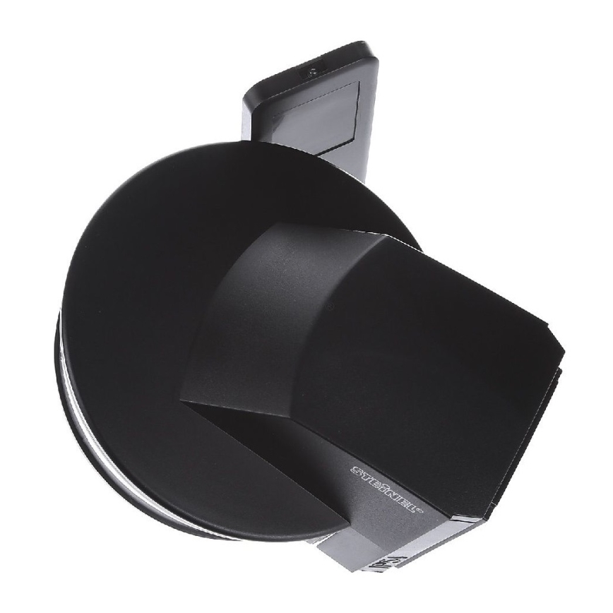 STEINEL 034979 - Sensor de movimiento para exterior SenslQ S negro IP54 + control remoto
