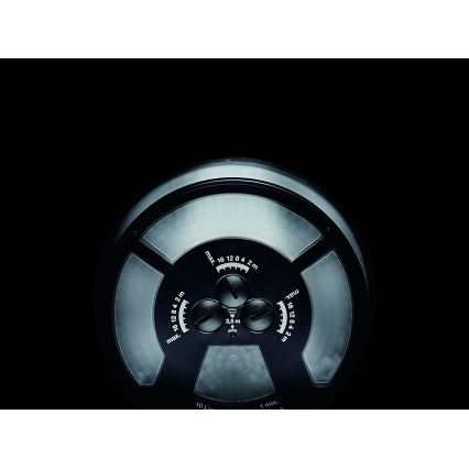 STEINEL 034979 - Sensor de movimiento para exterior SenslQ S negro IP54 + control remoto