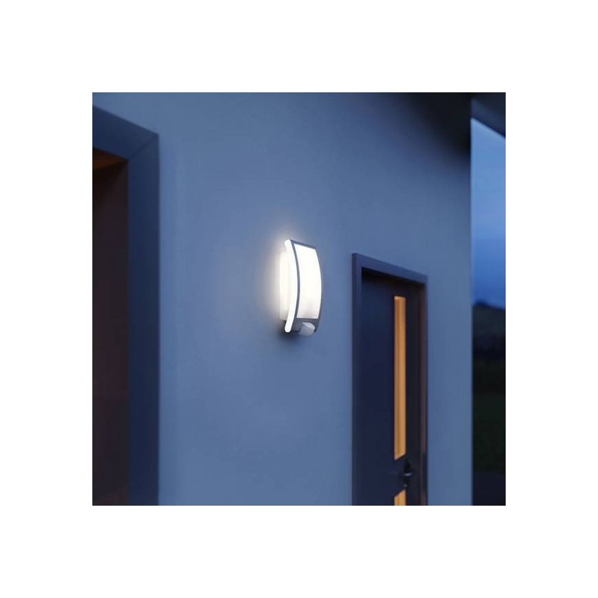 STEINEL 035709 - Lámpara exterior con sensor L22 1xE27/60W/230V IP44