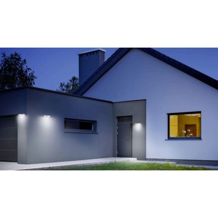 Steinel 052652 - Lámpara solar LED con sensor XSolar SOL-O LED/1,5W 2x2000mAh IP44 plata
