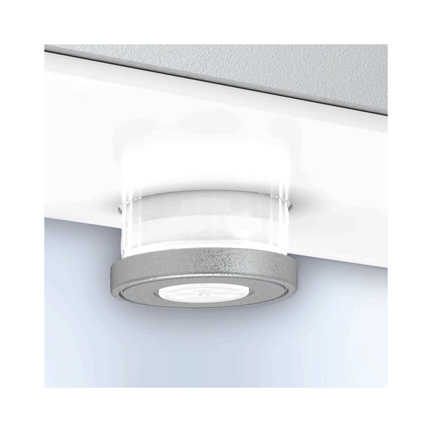 Steinel 052652 - Lámpara solar LED con sensor XSolar SOL-O LED/1,5W 2x2000mAh IP44 plata