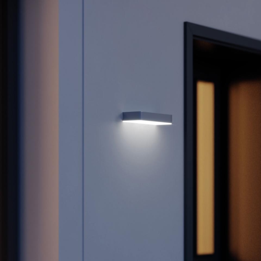 Steinel 052966 - Lámpara solar de pared LED XSolar SOL-O LED/0,07W 2000mAh IP44 antracita