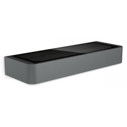 Steinel 052966 - Lámpara solar de pared LED XSolar SOL-O LED/0,07W 2000mAh IP44 antracita